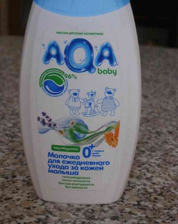 Молочко Aqa baby для ежедневного ухода за кожей малыша фото