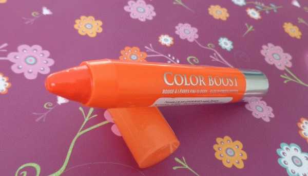 Классная Bourjois Color Boost Glossy Finish Lipstick 03 Orange Punch фото