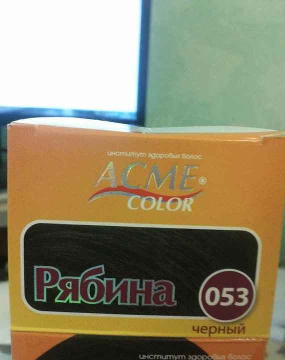 Безаммиачная краска для волос Acme Color Рябина SOFT фото