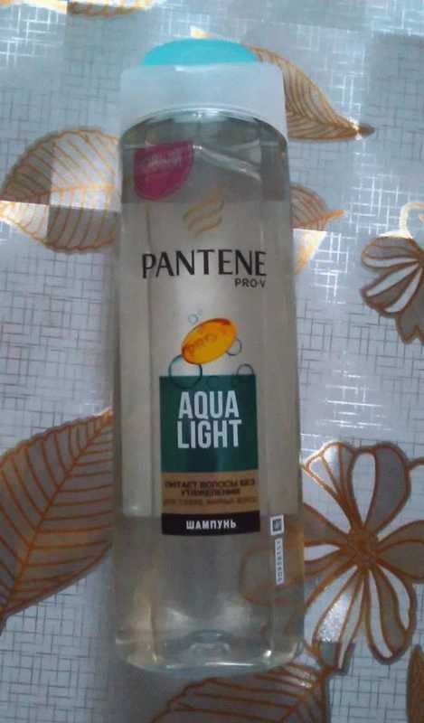Шампунь Pantene Pro-V Aqva Light Питание волос без утяжеления для тонких, жирных волос фото