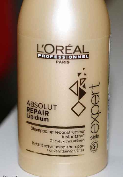 Восстанавливающий шампунь LOreal Professional Absolut Lipidium для поврежденных волос фото