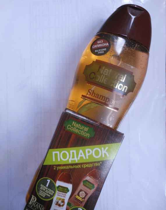 Шампунь Natural Collection с миндальным маслом для сухих и ослабленных волос фото