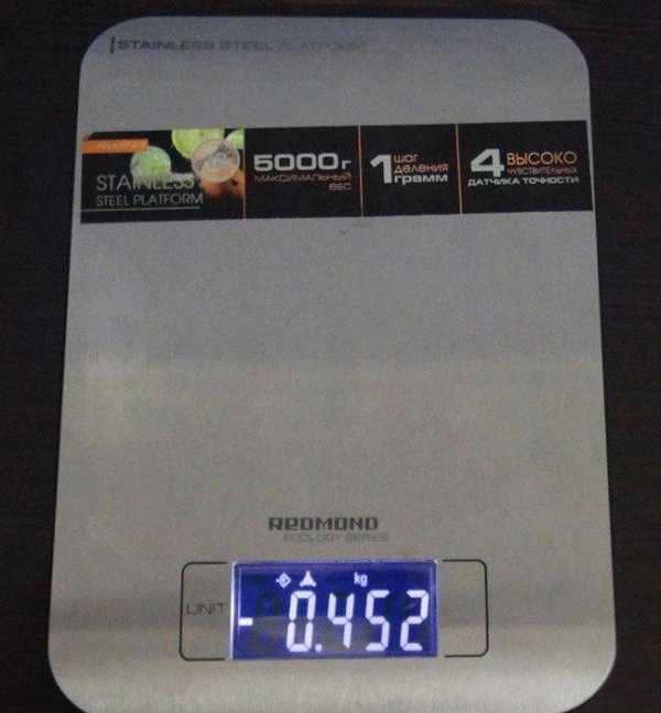 Кухонные весы Redmond RS-M723 фото