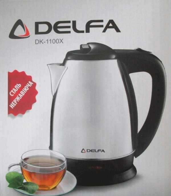 Электрический чайник Delfa DK-1100X фото