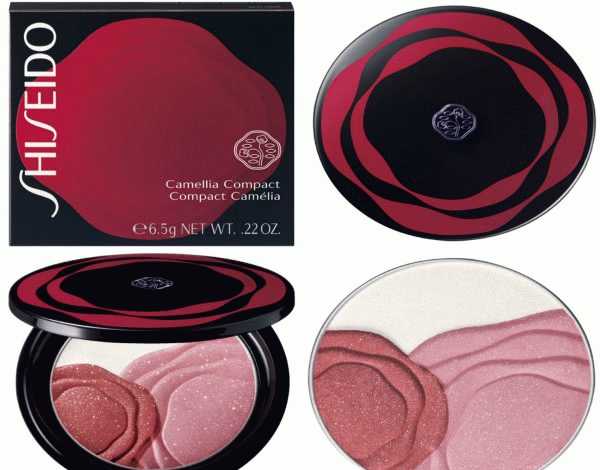 Юбилейные Румяна Shiseido Camellia Compact фото