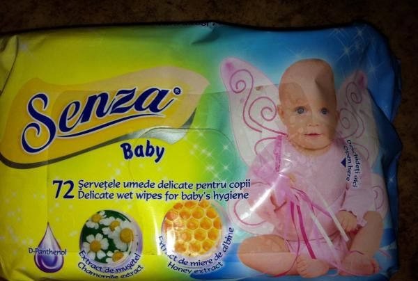 Детские влажные салфетки Senza Baby фото