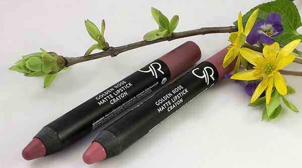 Карандаш-помада Golden Rose Matte Lipstick Crayon № 10, №12 фото