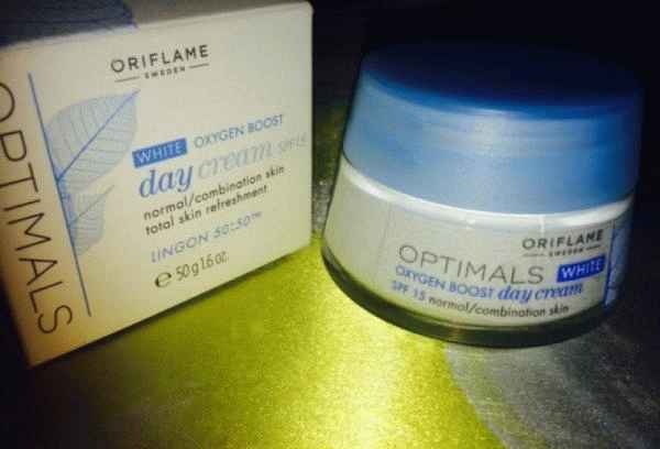 Дневной крем для лица Oriflame Активный кислород для нормальной и комбинированной кожи фото