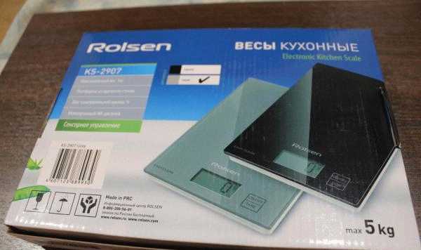 Весы электронные кухонные Rolsen KS-2907 фото