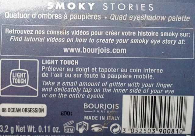 Bourjois Smoky Stories Quad Eyeshadow Palette  фото