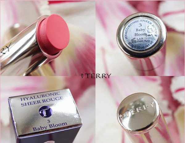 By Terry Hyaluronic Sheer Rouge Hydra-Balm Fill &amp; Plump Lipstick UV Defense #3, Baby Bloom фото