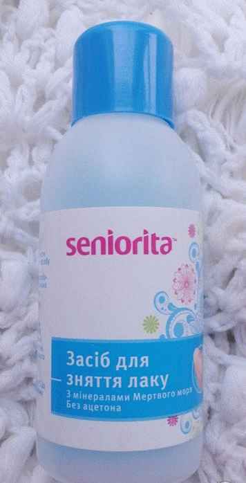 Жидкость для снятия лака Seniorita фото