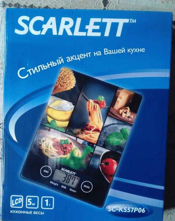 Весы кухонные Scarlett SC-1217 фото