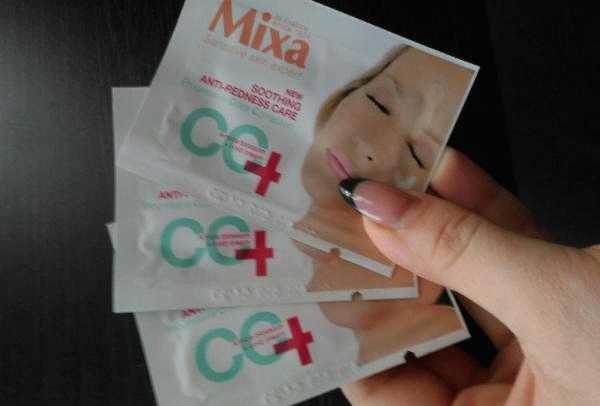 CC- крем для лица против покраснений Mixa фото