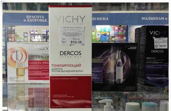 Шампунь Vichy Dercos Technique тонизирующий против выпадения волос фото