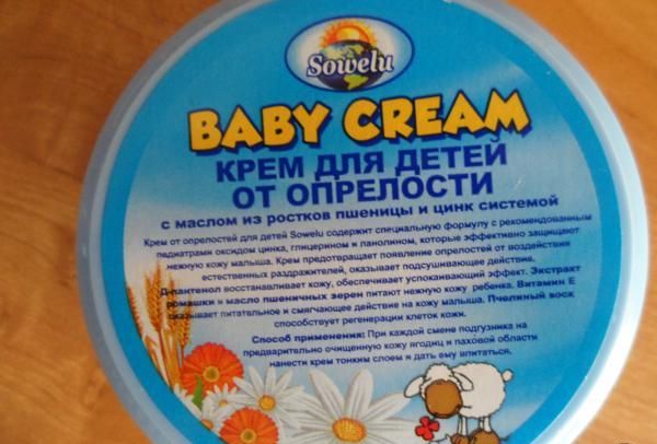 Крем Sowelu Baby Cream для детей от опрелости фото