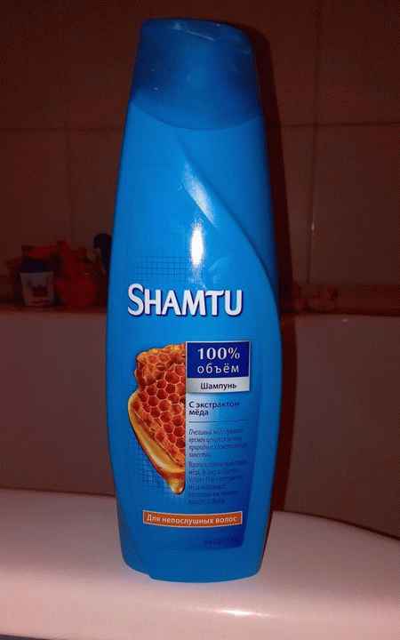 Шампунь Shamtu с экстрактом меда для непослушных волос фото
