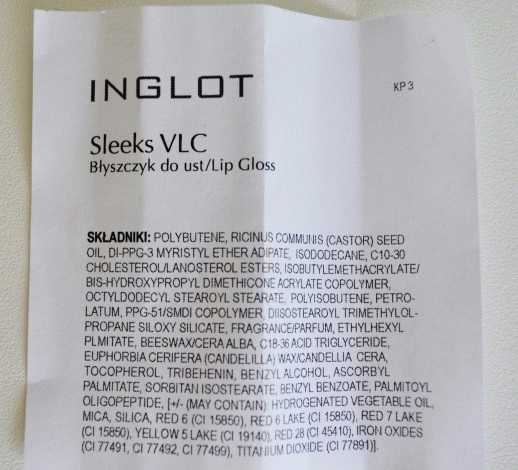 Чудесные пробирки - Inglot Sleeks VLC Lip Gloss #71 et #77 фото