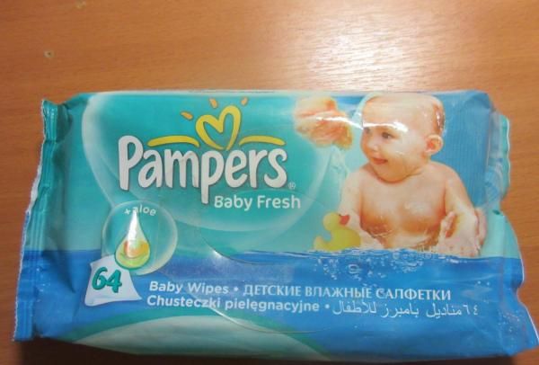 Влажные салфетки Pampers Baby Fresh фото