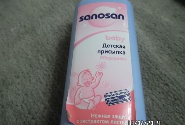 Присыпка детская Sanosan Baby фото