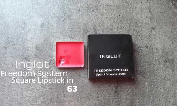Красная Inglot Freedom System Square