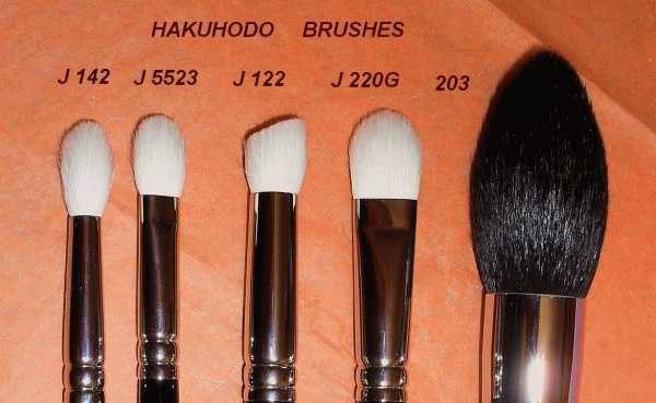 Черная и белые. Прекрасные японочки Hakuhodo brushes (часть 3) фото