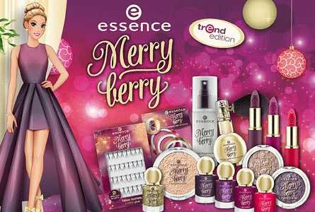 Сверкающее рождество с Essence Merry berry LE – Scented gold dust powder фото