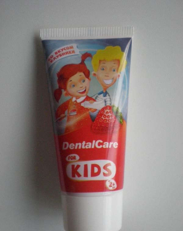 Детская зубная паста Дентал-Косметик-Рус DentalCare for Kids со вкусом клубники фото