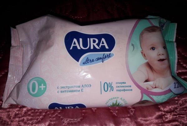 Влажные салфетки детские Aura Ultra Comfort фото