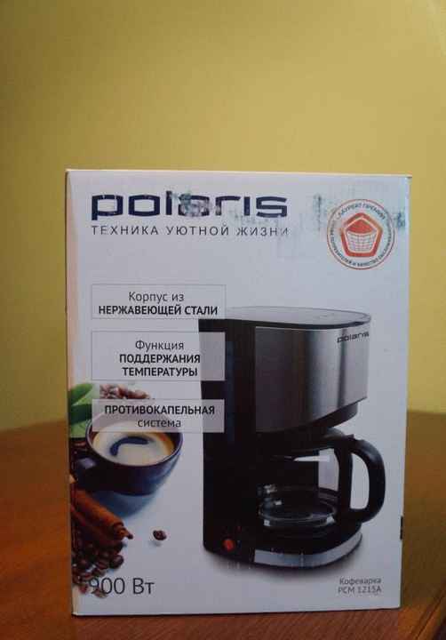 Кофеварка Polaris РСМ 1215А фото
