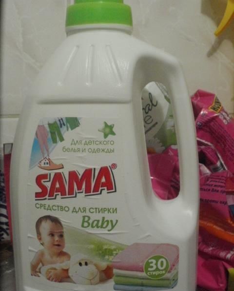 Средство для стирки детского белья SAMA Baby фото
