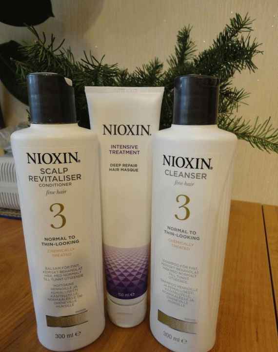 Система Nioxin №3 для тонких и окрашенных волос, с тенденцией к выпадению фото