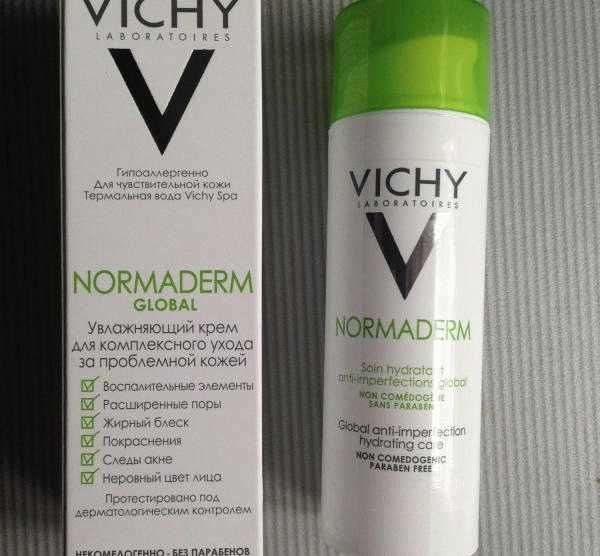 Увлажняющий крем Vichy Normaderm для комплексного ухода за проблемной кожей фото