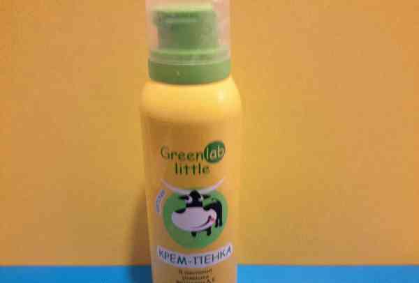 Крем-пенка GreenLab Little детская с пантенолом фото