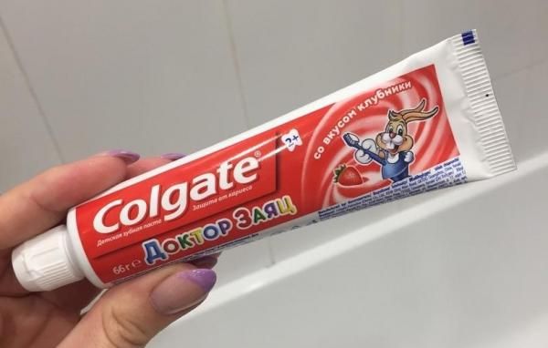 Детская зубная паста Colgate Доктор Заяц фото