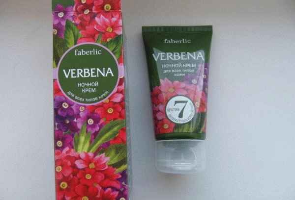 Ночной крем Faberlic Verbena фото