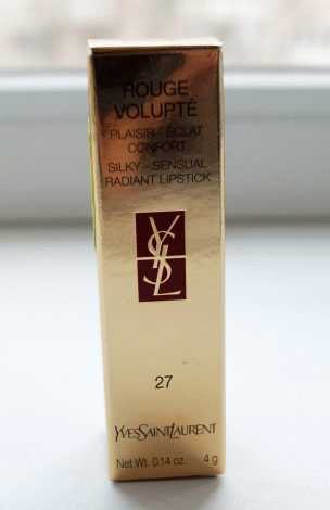 YSL Rouge Volupte Silky Sensual Radiant Lipstick SPF 15  фото