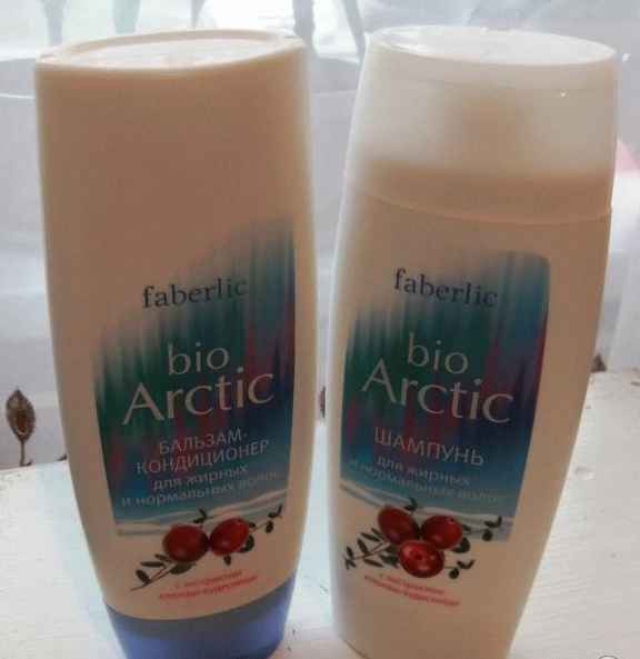 Шампунь Faberlic bio Arctic для жирных и нормальных волос с экстрактом клюквы-кудесницы фото