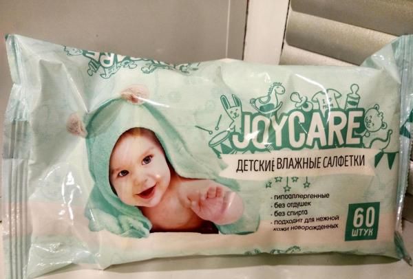 Детские влажные салфетки Joycare фото