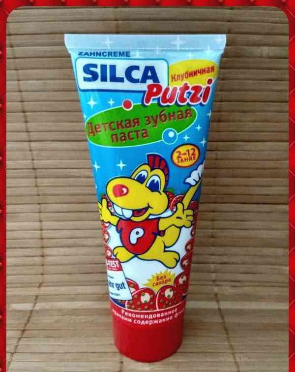Детская зубная паста Silca Putzi Клубника фото