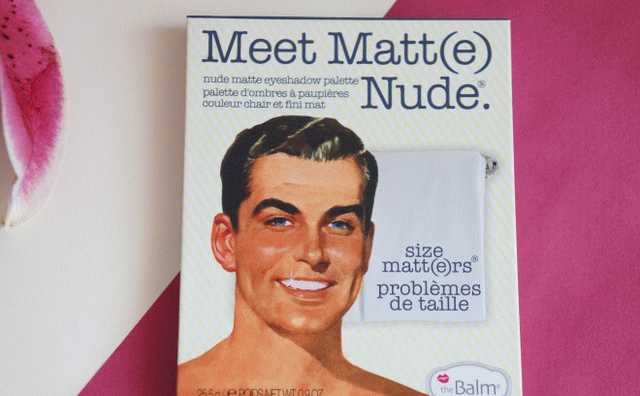 The Balm Meet Matt(e) Nude Eyeshadow Palette фото