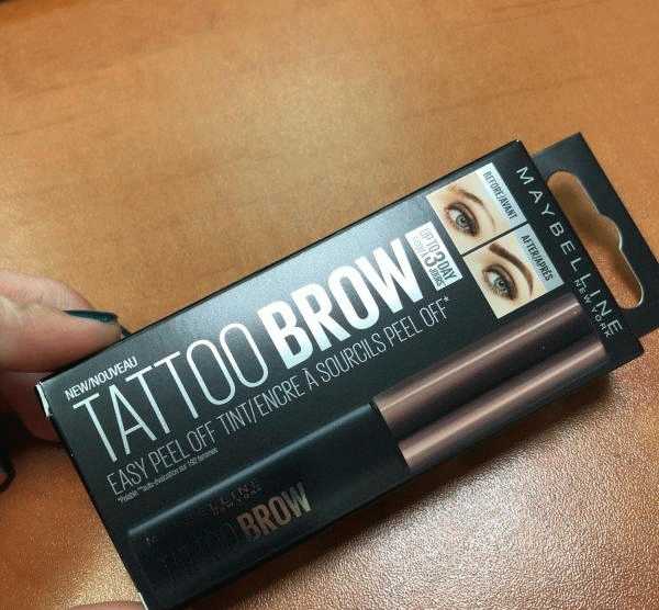 Тинт для бровей Maybelline tattoo brow фото