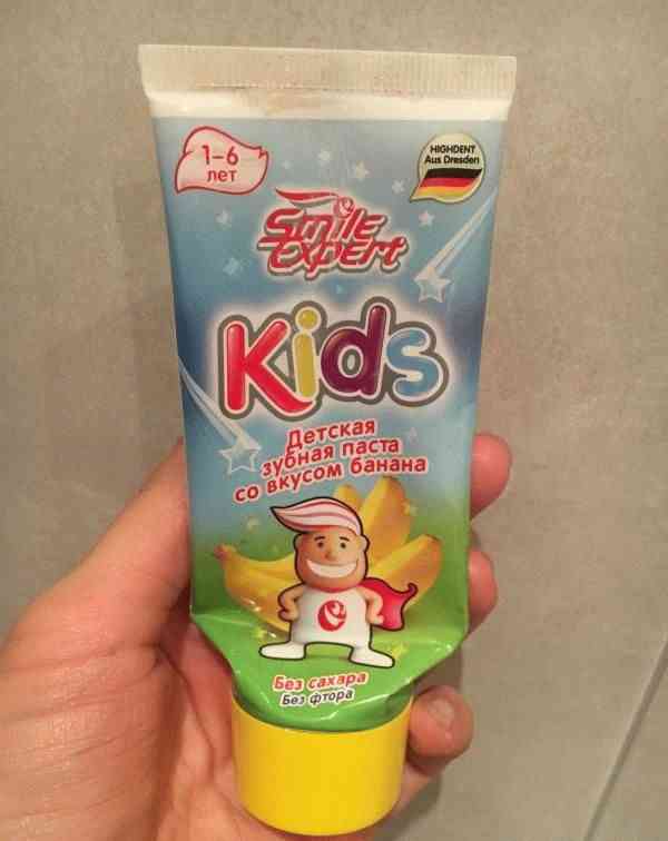 Детская зубная паста Дентал-Косметик-Рус Smile Expert Kids со вкусом банана фото