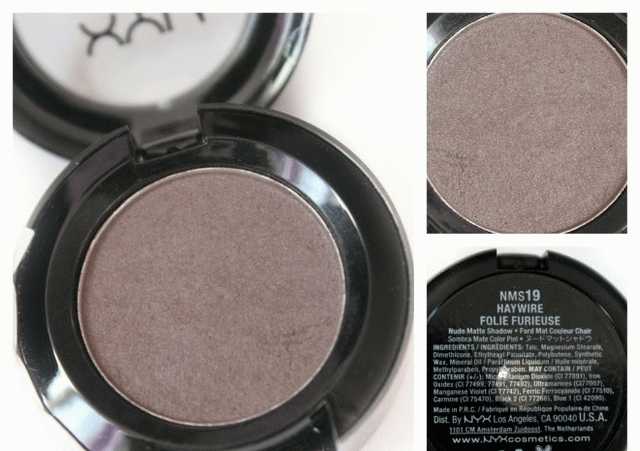 NYX Nude Matte Shadow #nms 19 Haywire фото