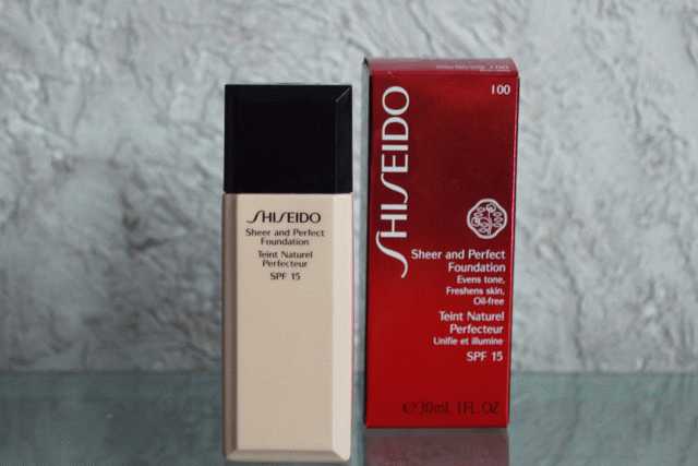 Shiseido Sheer And Perfect Foundation SPF 15  фото