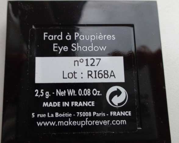 «Рабочая лошадка»: тени Make Up For Ever Eye Shadow #127 фото