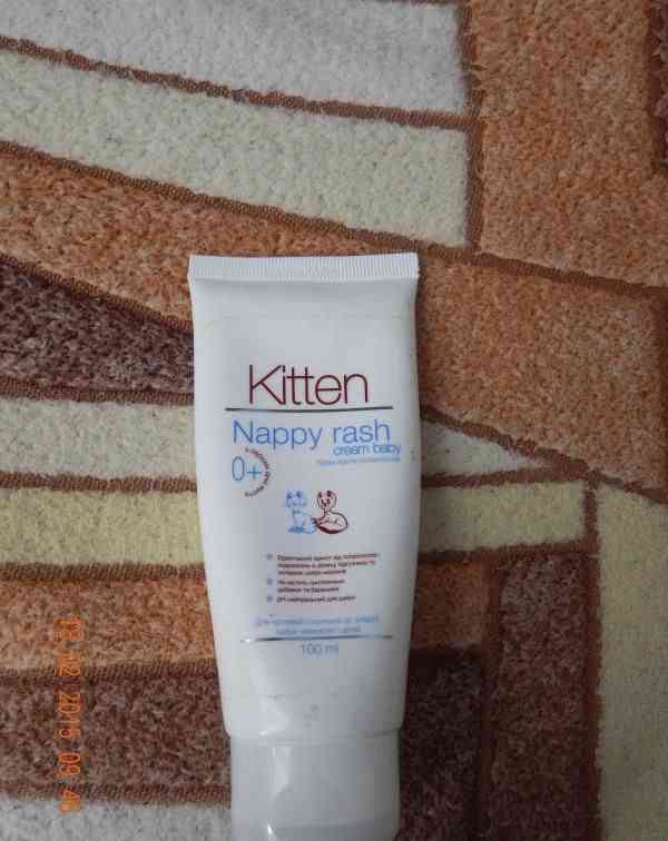 Крем против опрелостей Kitten Happy Rash Cream Baby фото