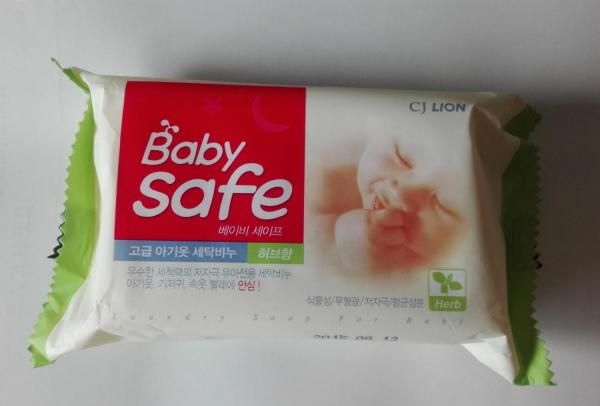 Мыло для стирки детских вещей SJ Lion Baby Safe фото