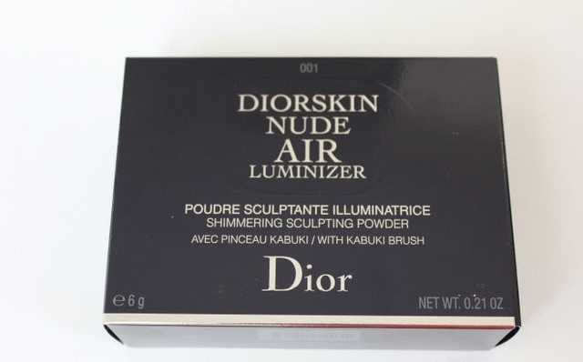 Diorskin Nude Air Healthy Glow Invisible Powder With Kabuki Brush  фото
