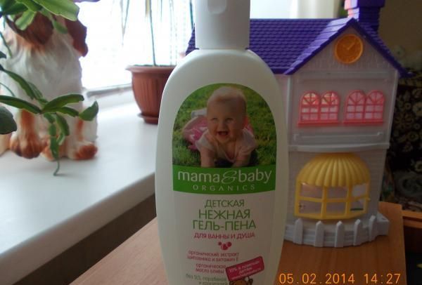 Детская гель-пена для ванны и душа Mama&amp;Baby фото
